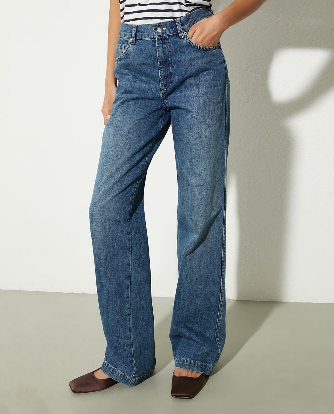 MAX&Co. - Quần jeans nữ ống rộng Campana