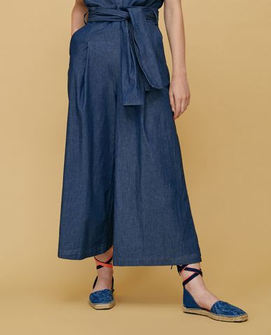  MAX&Co. - Quần culottes nữ Lightweight Denim 