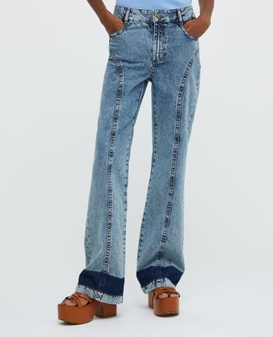  MAX&Co. - Quần jeans ống đứng phối màu năng động 