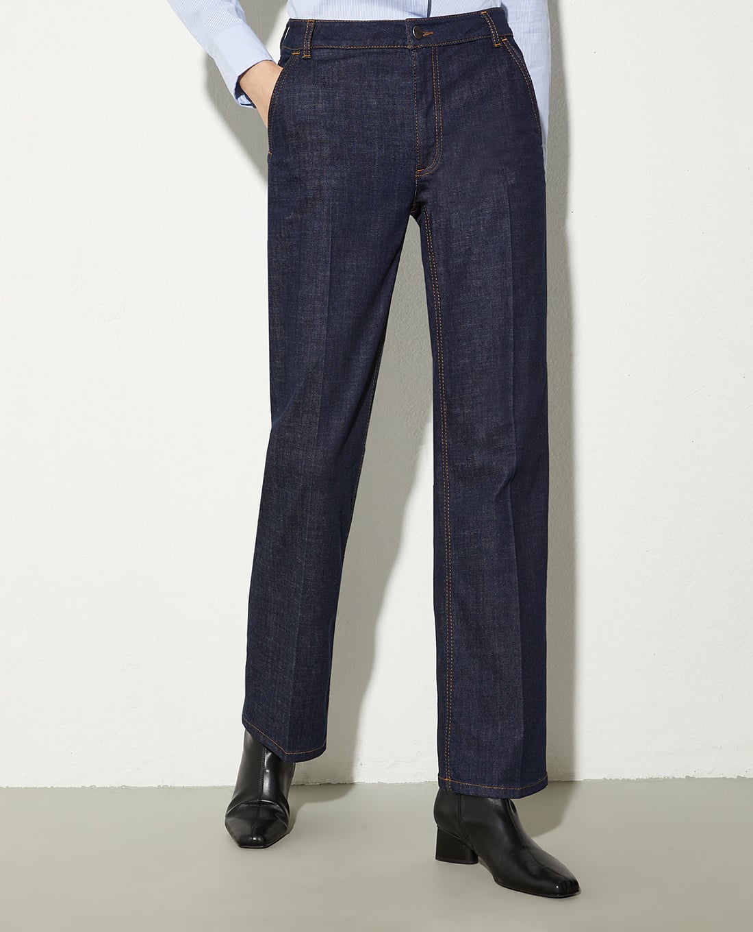 MAX&Co. - Quần jeans nữ ống đứng thời trang Ring