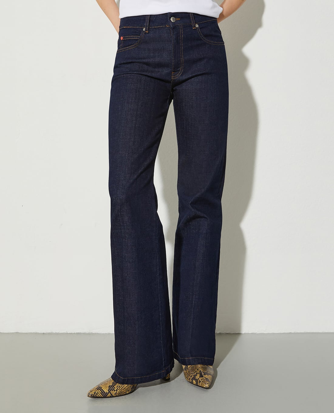 MAX&Co. - Quần jeans nữ ống loe Pastaraw