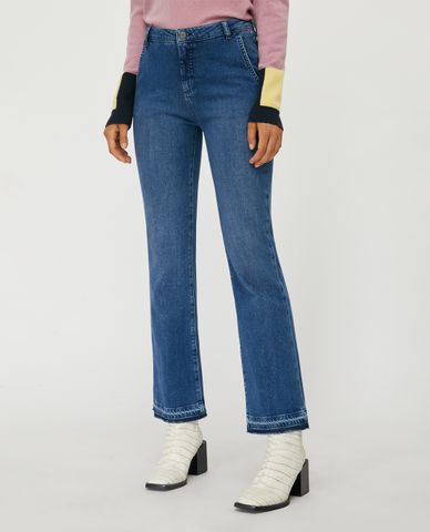  MAX&Co. - Quần jeans nữ ống loe Stone Washed Bootcut 