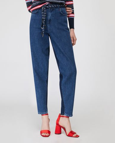  MAX&Co. - Quần jeans nữ phom suông Two Tone 