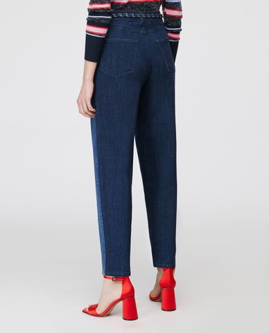  MAX&Co. - Quần jeans nữ phom suông Two Tone 