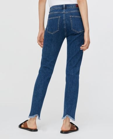  MAX&Co. - Quần jeans nữ skinny rách gấu Frayed Hem 