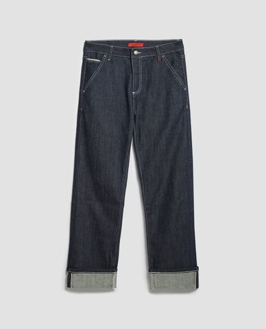  MAX&Co. - Quần jeans nữ ống rộng Straight Fit Selvedge 