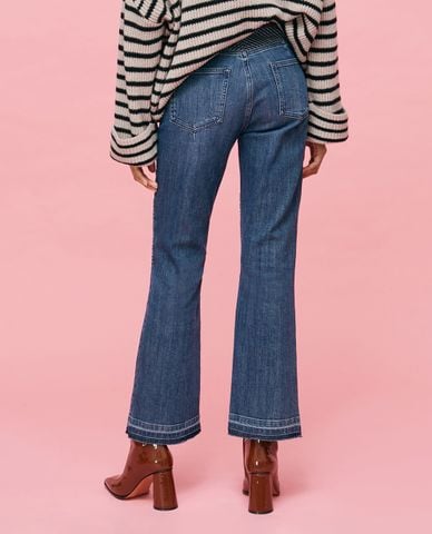  MAX&Co. - Quần jeans nữ ống loe Stitched Panels 
