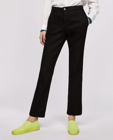  MAX&Co. - Quần jeans nữ ống đứng Dire Black Kick Flare 