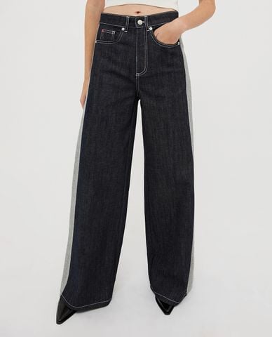  MAX&Co. - Quần jeans nữ ống rộng thời thượng Filing 