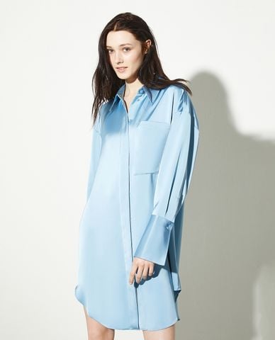  MAX&Co. - Đầm sơ mi mini phối thắt lưng nữ tính Trendy 