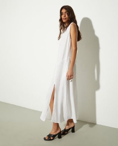  MAX&Co. - Đầm sát nách midi cổ V xẻ tà Novella 