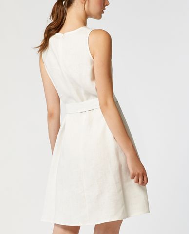  MAX&Co. - Đầm mini cổ V sát nách phối thắt lưng 