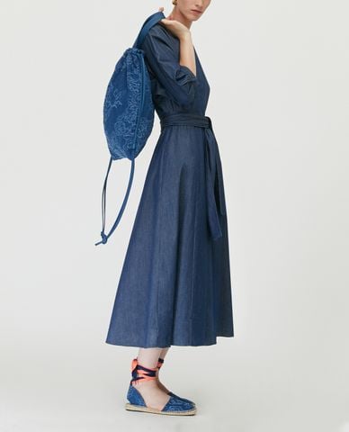  MAX&Co. - Đầm midi sơ mi Lightweight Denim 