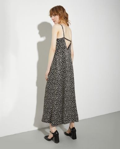  MAX&Co. - Đầm hai dây midi cổ vuông Trama 