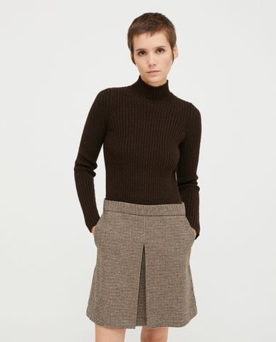  MAX&Co. -  Playsuits nữ cổ trụ tay dài kẻ caro Albore 