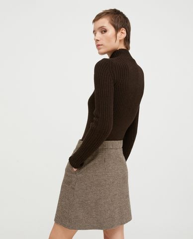  MAX&Co. -  Playsuits nữ cổ trụ tay dài kẻ caro Albore 