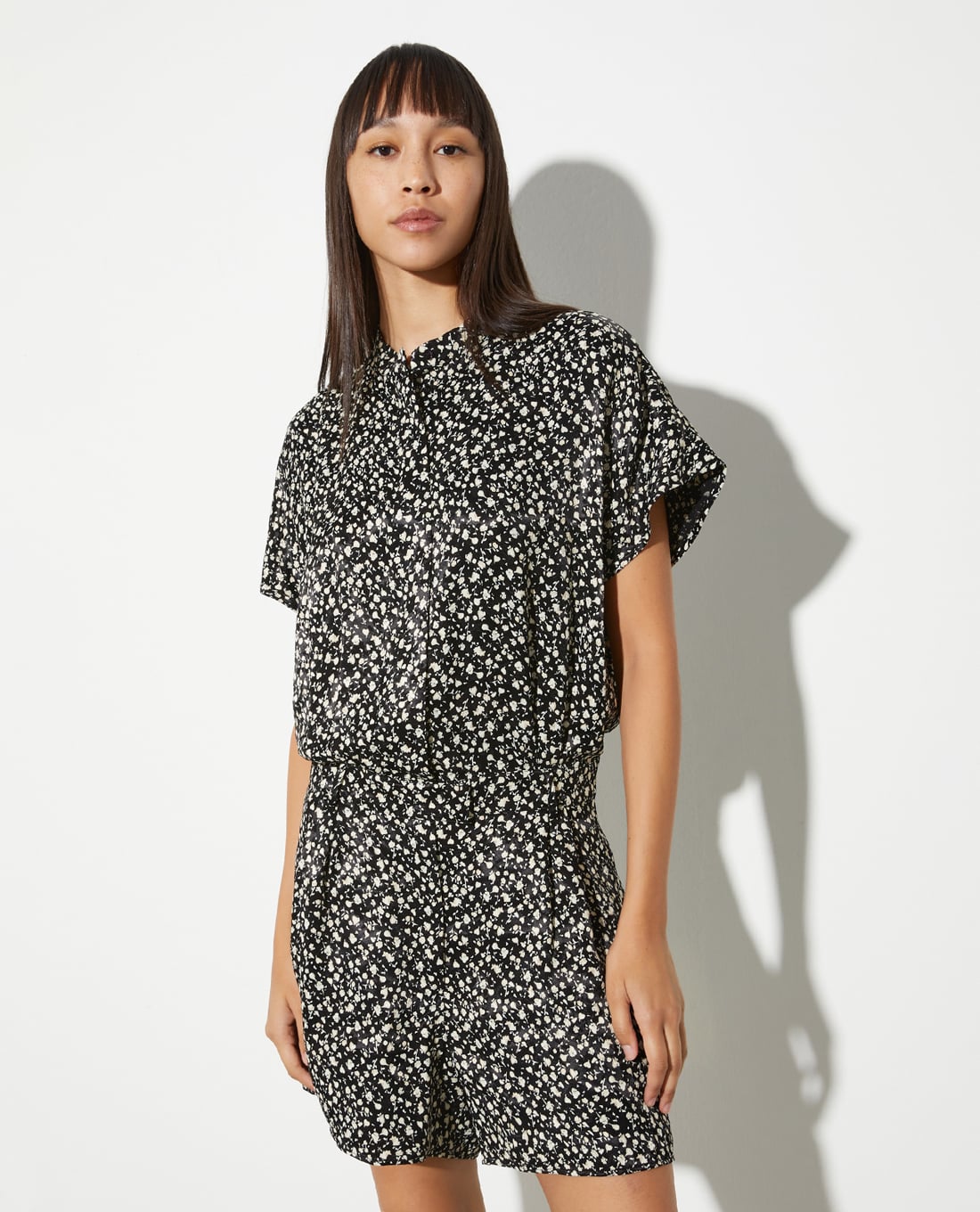 MAX&Co. -  Playsuits nữ tay ngắn hoa nhí Gambo