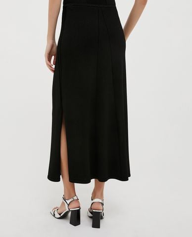  MAX&Co. - Chân váy phom suông midi xẻ tà quyến rũ Ossido 