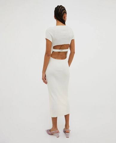  MAX&Co. - Đầm dệt kim midi xẻ tà quyến rũ Teruel 