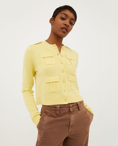  MAX&Co. - Áo khoác cardigan phom lửng phối túi Aloe 