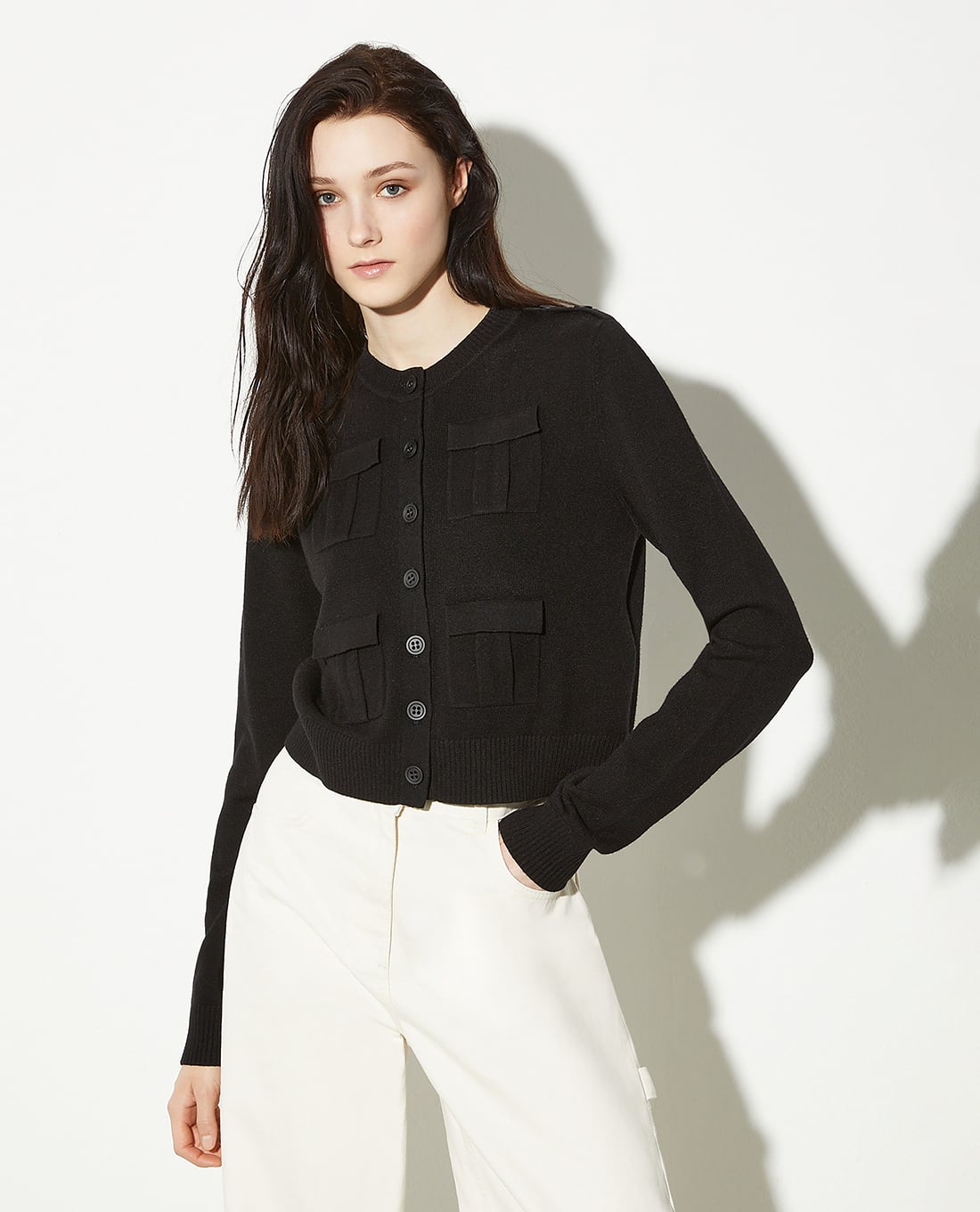 MAX&Co. - Áo khoác cardigan nữ phom croptop tay dài Aloe