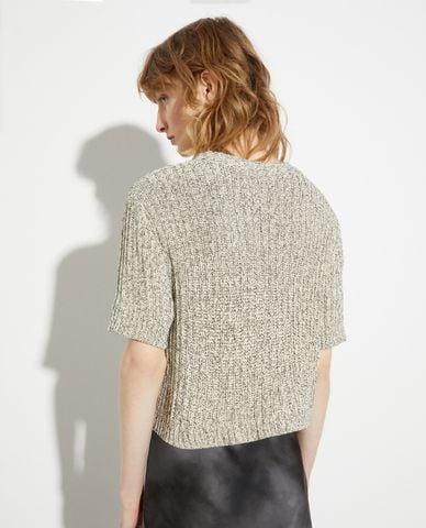  MAX&Co. - Áo khoác cardigan nữ cổ V tay ngắn Riber 