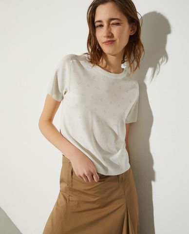  MAX&Co. - Áo thun nữ cổ tròn tay ngắn Arcella 