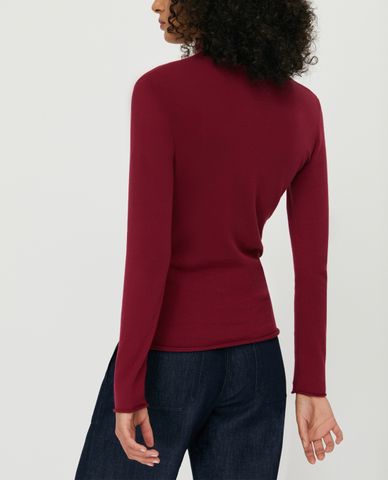  MAX&Co. - Áo kiểu nữ cổ lọ High-neck Stretch 