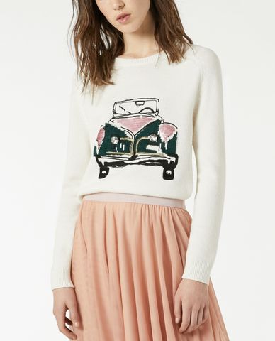  MAX&Co. - Áo len nữ phom suông tay dài thời trang 