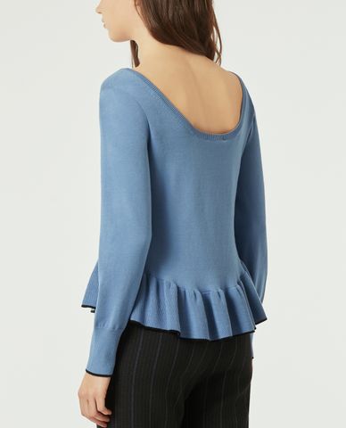  MAX&Co. - Áo len nữ tay dài cổ thuyền nữ tính 