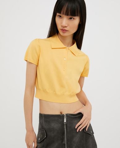  MAX&Co. - Áo polo phom croptop cổ bẻ năng động Simpaty 