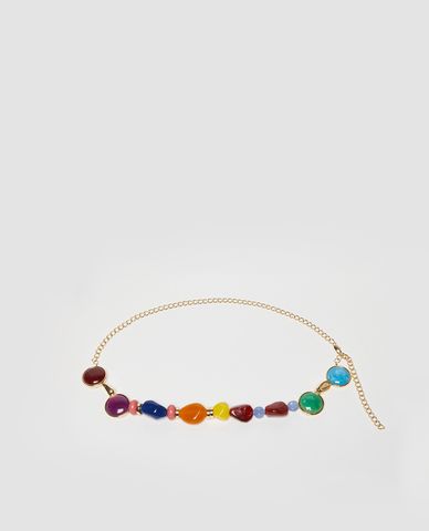  MAX&Co. - Thắt lưng mắc xích phối hạt đá Stonebelt 