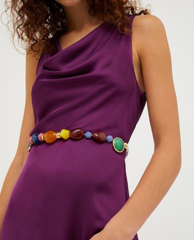  MAX&Co. - Thắt lưng mắc xích phối hạt đá Stonebelt 