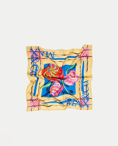  MAX&Co. - Khăn choàng phôm vuông phối hoạ tiết Battista 