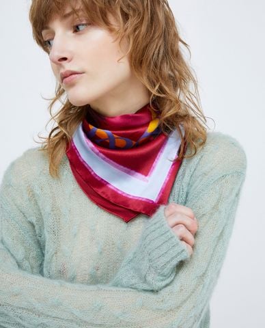  MAX&Co. - Khăn choàng nữ phom vuông in hoa Battista 