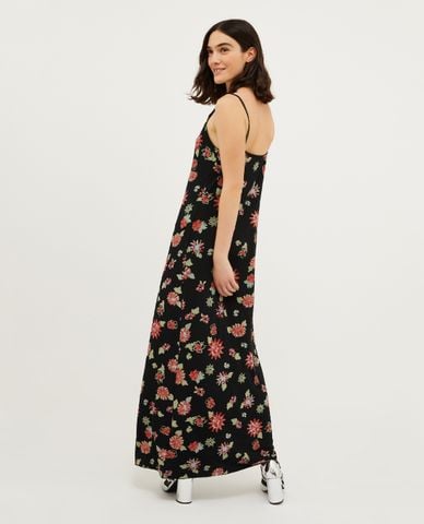  MAX&Co. - Đầm hai dây maxi phối ren hoạ tiết hoa Menta 