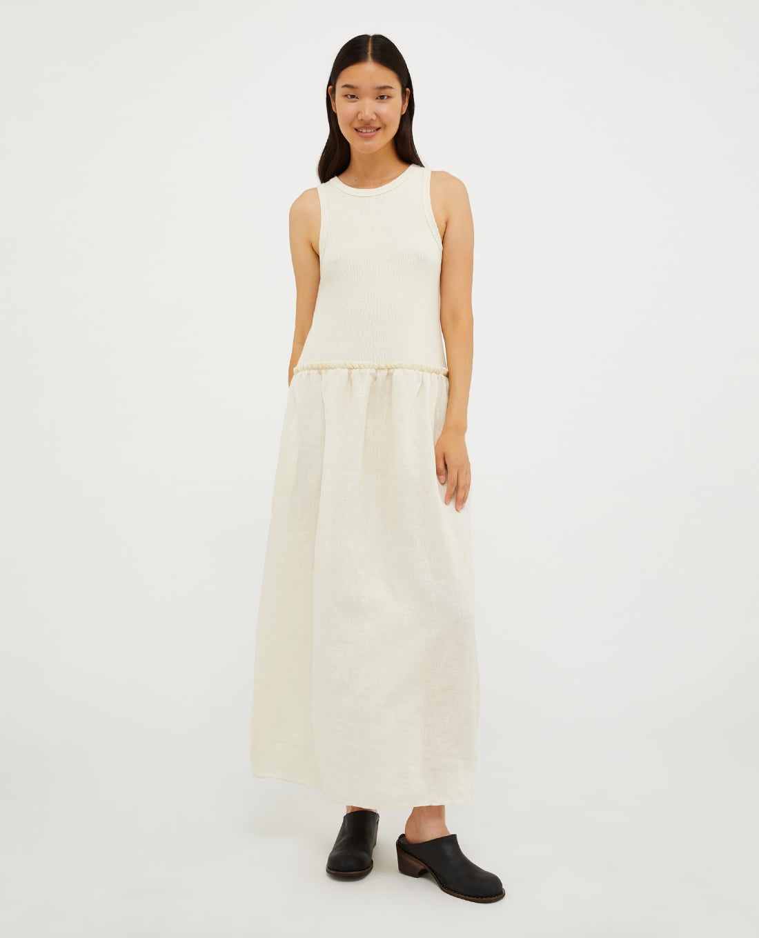 MAX&Co. - Đầm sát nách midi cổ tròn Melle