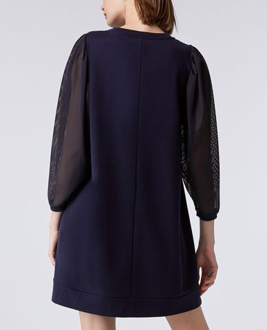  MAX&Co. - Đầm mini phom suông cổ tròn tay dài Donare 