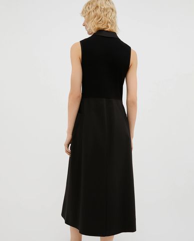  MAX&Co. - Đầm sát nách midi cổ bẻ dệt kim thời thượng Carpazi 