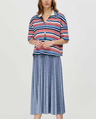  MAX&Co. - Đầm midi và áo polo nữ tay ngắn 2 In 1 