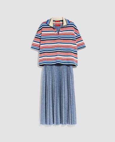  MAX&Co. - Đầm midi và áo polo nữ tay ngắn 2 In 1 