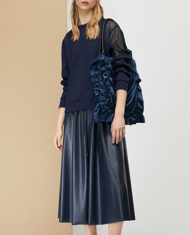  MAX&Co. - Đầm midi xếp li 2 trong 1 Matching Sweatshirt 