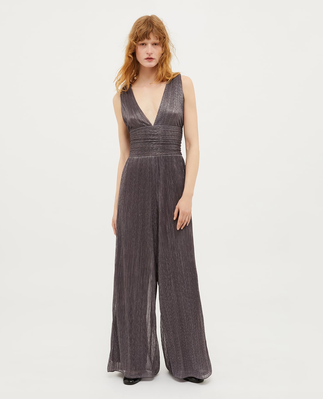 MAX&Co. - Jumpsuits cổ V sát nách phối thắt eo Macao