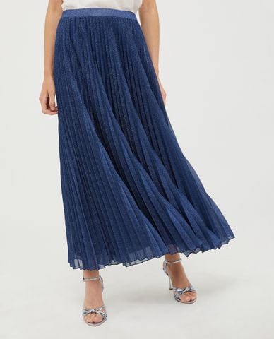  MAX&Co. - Chân váy xếp li maxi hoạ tiết Crosslux 