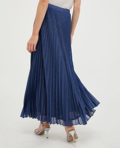  MAX&Co. - Chân váy xếp li maxi hoạ tiết Crosslux 