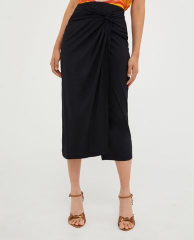  MAX&Co. - Chân váy bút chì midi xẻ tà thắt nút Baita 