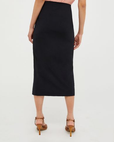  MAX&Co. - Chân váy bút chì midi xẻ tà thắt nút Baita 