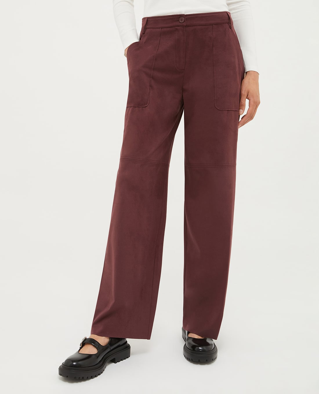 MAX&Co. - Quần ống rộng lưng cao phối túi Canter