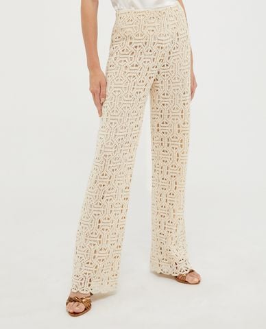  MAX&Co. - Quần nữ ống đứng phối ren Jessy 