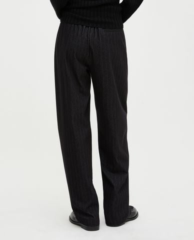  MAX&Co. - Quần nữ ống đứng lưng cao kẻ sọc Zeo 